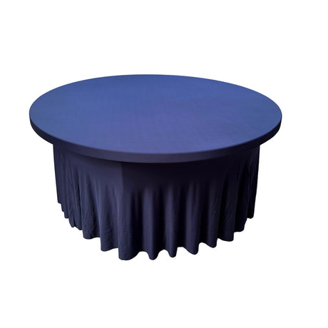 Spandex para Mesa Redonda de 1.50mt con Pliegues