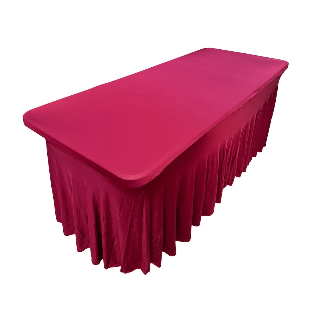 Spandex con Pliegues para Mesa de 1.83mt
